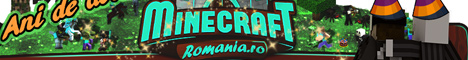 Баннер сервера Майнкрафт Minecraft-Romania